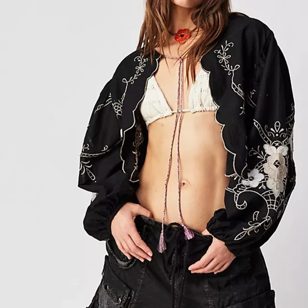 Free People Valencia Bed Jacket size XL NWT - Picture 2 of 11